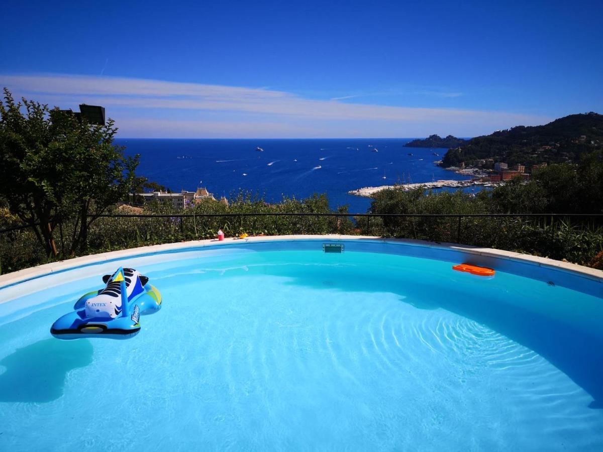 L'Uliveto Di Santa Con Piscina Villa ซานตา มาร์เกอริตา ลีกูเร ภายนอก รูปภาพ